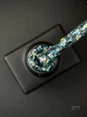 Гель-лак для ногтей Clow Glitter Дизайн с глиттером хамелеон разного размера , 9 мл Голубой №577 - изображение 2