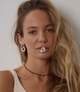 Сережки конго Fashion Jewerly трансформеры кольца ассиметричные бижутерия серебристый цвет (SVS) - изображение 5