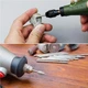 Набор алмазных головок алмазные насадки на гравер Dremel набор шарошки по граниту набор алмазных насадок 20 шт - изображение 6