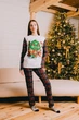 Піжама жіноча "Family look" Носи своє 50 Чорний (p-12939-178546) - изображение 4