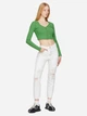 Джинсы Slim Fit женские Levi`s 501 Original Cropped 425933655 W26L28 Белые (1159786108) - изображение 4