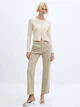 Джинсы Regular Fit женские Mango Newcargo 57055800-07 36 Песочные (8445922911300) - изображение 3