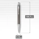 Ручка шариковая Parker IM Premium Dark Espresso Chiselled CT BP - изображение 3