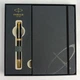 Подарочный набор Parker INGENUITY Black Lacquer GT BP (шариковая ручка + блокнот Parker) - изображение 3