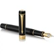 Ручка перьевая Parker DUOFOLD Classic Black GT FP18 F - изображение 3