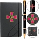 Подарунковий набір Parker IM ARMY Black GT RB Емблема ЗСУ (ручка-ролер + блокнот Parker) - зображення 1