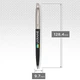 Ручка шариковая Parker JOTTER Originals UKRAINE Black CT BP Флаг + Ukraine - изображение 3