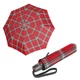 Зонт-автомат Knirps T.200 Medium Duomatic/Check Red Navy Kn95 3201 5191 - изображение 1