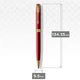 Ручка шариковая Parker SONNET Intense Red GT BP - изображение 4