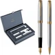 Подарунковий набір Parker SONNET Stainless Steel GT FP+BP (перо + кулькова) - зображення 1