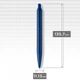 Ручка шариковая Parker IM Professionals UKRAINE Monochrome Blue BP Трезубец - изображение 3