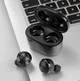 Беспроводные вакуумные Bluetooth наушники в кейсе для зарядки Air Twins A6 TWS Черный - изображение 1