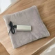 Килимок - грілка плюшевий сірий з підігрівом USB від Power Bank нагрів до 45С / теплий коврик - зображення 3