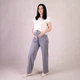 Вільні жіночі штани для вагітних двонитка розмір 50/52 (XL/2XL) Tiana Сірий - зображення 2