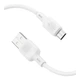 Кабель синхронизации Borofone BX113 Silicone 2.4A USB-A to Micro - USB 1м White (35594_3346757) - изображение 2