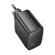 Сетевое зарядное устройство Hoco CS63A 1USB/1USB-C PD65W/QC GAN Черный - изображение 3