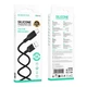 Кабель синхронізації Borofone BX113 Silicone 3A USB-A to Type-C 2 м Black (35597_3346762) - зображення 3