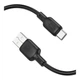 Кабель синхронізації Borofone BX113 Silicone 3A USB-A to Type-C 3 м Black (35555_3346717) - зображення 5