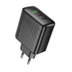 Мережевий зарядний пристрій Hoco CS26A 2USB-C/1USB PD/QC 45W Чорний - зображення 1