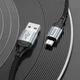 Кабель для зарядки Hoco X102 Fresh USB/МicroUSB 2.4A 1 м Black (35656_3577437) - изображение 7