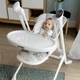 Стільчик-качеля 3 в 1 CARRELLO Triumph (Каррелло Триумф) CRL-10302 Grey / Cloud Grey Заколисуючий центр сенсорна панель - зображення 8