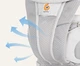 Рюкзак-переноска Ergobaby Omni Breeze Baby Carrier від народження Pearl Grey - зображення 7
