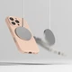 Чохол Ringke Silicone Magnetic для iPhone 16 Pro Pink Sand with MagSafe (8809961789960) - зображення 6