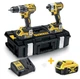 Набір з двох інструментів DeWalt безщіткових (DCK266P2+DCB184) - зображення 1