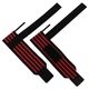 Бинты кистевые для жима и тяги с лямкой SP-Sport 1617 комплектация 2шт Black-Red - изображение 6