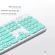Бездротова клавіатура та миша TWolf TF770 блакитного кольору. - зображення 7