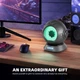 Bluetooth-колонка Sovenomund Ferrofluid космонавт с 2 регулируемыми режимами и цветной подсветкой, Silver - изображение 4