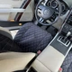 Накидки на сидіння авто з алькантари Lux Діамонд прошитий чорний ромб з чорним рядком Преміум Повний комплект - зображення 3
