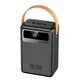 Портативне зарядне Power Bank PX691D 60000mAh, повербанк з ліхтариком та 2 USB портами - зображення 2