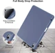 Силиконовый чехол обложка + Pencil Direct Charge + Pencil Holder BBM1 для iPad Air 4 2020/Air 5 2022 10,9"/Air 11" 2024(M2)/2025(M3)/2026(M4) Серо-фиолетовый - изображение 5