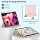 Силиконовый чехол обложка + Pencil Direct Charge + Pencil Holder BBM1 для iPad Air 4 2020/Air 5 2022 10,9"/Air 11" 2024(M2)/2025(M3)/2026(M4) Розовый - изображение 6
