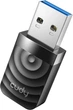 Двухдиапазонный Wi-Fi адаптер USB 3.0, скорость AC1300, совместимость Windows и Mac, черный - изображение 2