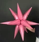 Воздушный шар "3D звезда сборная" 65 см., цвет - розовый - изображение 2