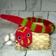 М'яка іграшка ручної роботи в'язана амігурумі Hand Made Змія з плюшу довжина 65 см 202-60-10 - зображення 2