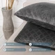 Декоративна подушка ТЕП. Balak Home Велюр сіра-50х70 - зображення 6
