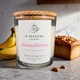Ароматическая свеча 4 Seasons Candles Banana Nut Bread 200 мл деревянный фитиль 40ч - изображение 1