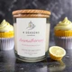 Соевая ароматическая свеча Lemon Pound Cake, 200 мл, деревянный фитиль, ручная работа, 40ч - изображение 1