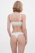 Бавовняний комплект білизни AU-2002 Bralette String champagne Apriori M cream (6000005938890) - изображение 2