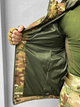 Тактический костюм Softshell с утеплителем синтепон и атласной подкладкой Multicam XL - изображение 11