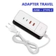 Зарядний пристрій 4-портовий USB Type-C подовжувач 90см - зображення 1