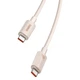 Кабель Baseus Habitat Series Fast Charging Cable Type-C to Type-C 100W 2m Wheat Pink (P10360202421-01) - зображення 6