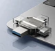 Флешка 4-стороння OTG USB 3.0 + Type-C + MicroUSB + Lightning Eaget i71 для Apple iPhone Android MacOS Windows 256Gb - зображення 2