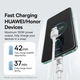 Кабель Type-C на USB Baseus Gem Series Fast Charging Data Cable (1m, 100W, 6A, 480 Mbps). White - зображення 9