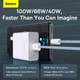 Кабель Type-C на USB Baseus Dynamic Series Fast Charging Data Cable (1m, 100W, 5A, 480 Mbps). Blue - зображення 6
