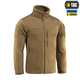 Куртка M-Tac Alpha Microfleece Gen.II Coyote Brown 2XL 20411017-2XL - изображение 3