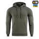 Кофта M-Tac Hoodie Cotton Raglan Hard Army Olive XS 51388062-XS - изображение 2